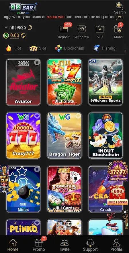 92BAR Game download