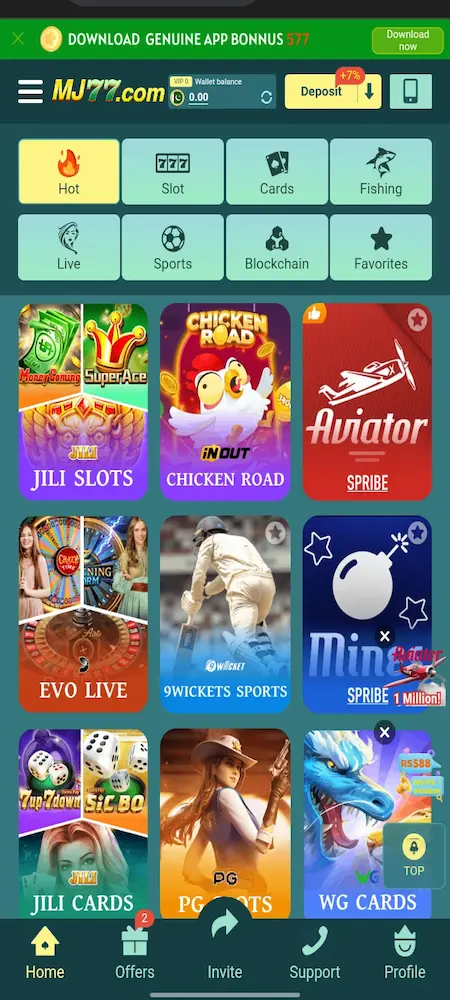 MJ77 Game download