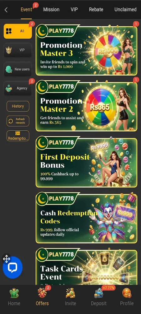 Play777 Game download