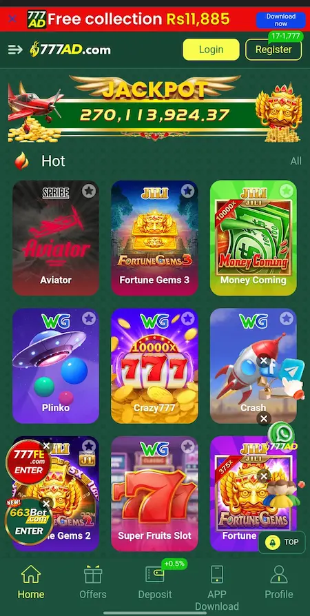 777AD Game download